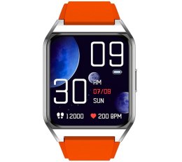 Smartwatch Rubicon RNCE89-2 Srebrno-Pomarańczowy