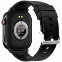 Smartwatch Gravity GT15-5 Czarny Pasek Silikonowy + Tytanowa Bransoleta