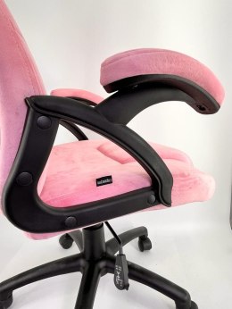 Fotel obrotowy do biurka CARRERA M ALCANTARA PINK II GATUNEK