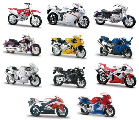 Motor bburago 1:18 cycle collezione | 18-51000