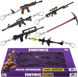 FORTNITE Zestaw breloków broń 6pak 11,5cm