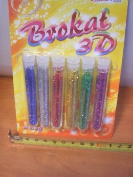 Brokat sypki 6szt. blister 3D | GL-036