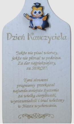 Deska Dzień Nauczyciela 23 x 10 cm | P750-D10