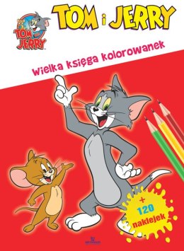 Kolorowanki TOM I JERRY + naklejki | 38050