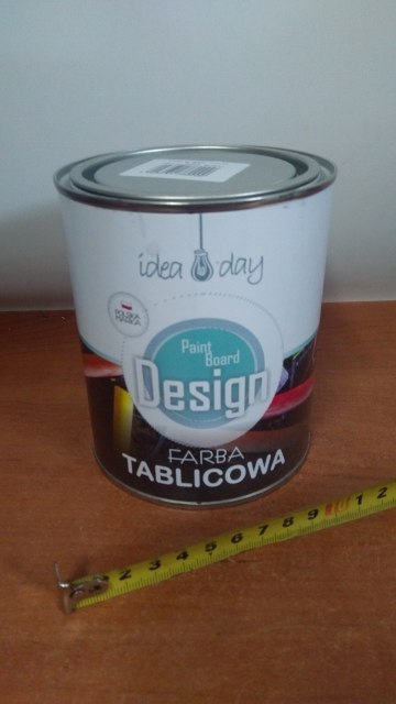 Farba tablicowa 0,75l IDEA DAY CZARNA MAT