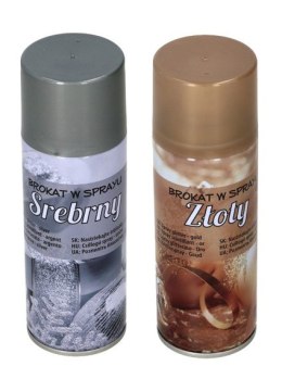 Brokat w sprayu srebrny/złoty 250ml | PMYAX9518