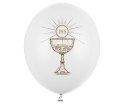 Balony Komunia 30cm 50szt. IHS Pastel Pure White | SB14P-111-008