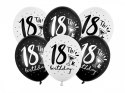 Balony 50szt. URODZINY 30cm ''18'' | SB14P-246-000