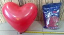 Balon 100szt. CZERWONE SERCE 40cm | 092S