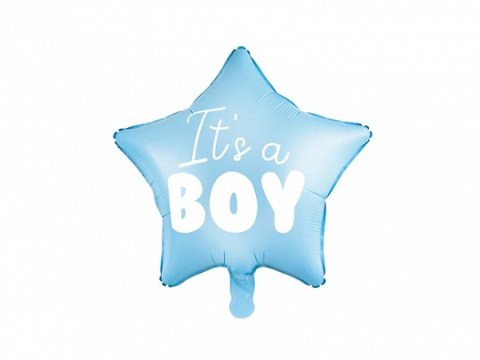 Balon foliowy 48cm GWIAZDKA BOY | FB22P-001J