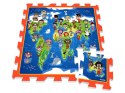 Puzzle piankowe MATA Dzieci Mapa Świata ZA3149