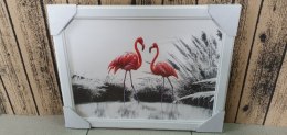 Obraz 30x40cm FLAMINGI | ZD284