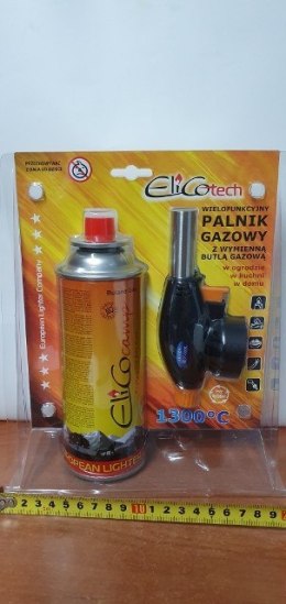 Palnik gazowy+wymienna butla 220g WS-503C