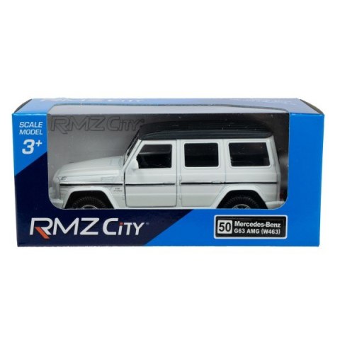 Auto metalowe RMZ - Mercedes Benz G63 AMG White K-864