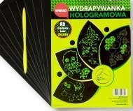 Wydrapywanka hologramowa A5 ZIELONA a'10 + rylec