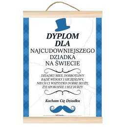 Dyplom Dla Najcudowniejszy Dziadek na Świecie