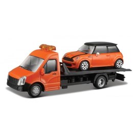 Auto laweta + MINI COOPER S BBURAGO 1:43 18-31405