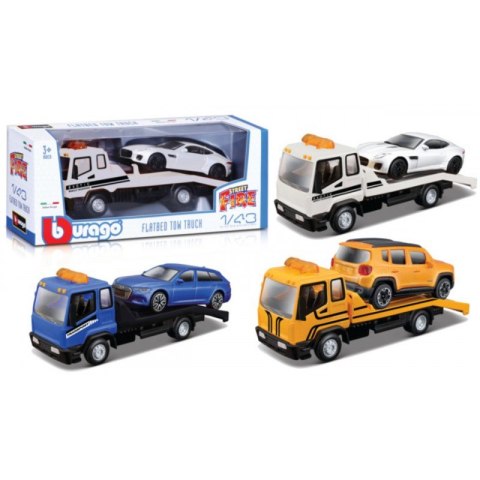 Auto laweta + TOW TRUCK W/CAR BBURAGO 1:43 18-31399