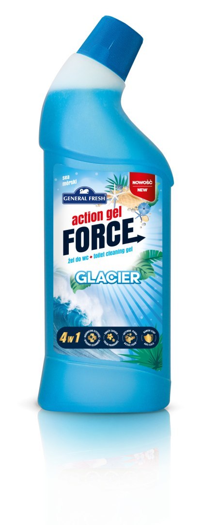 Żel do wc Action Gel Force morski