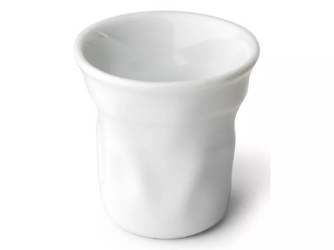 Kubek ceramiczny biały wgnieciony 6,2 x 6,2 x 6,3 75ml 10szt.