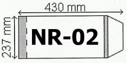 Okładka na zeszyt do nut 25szt. wys.237mm | 0202