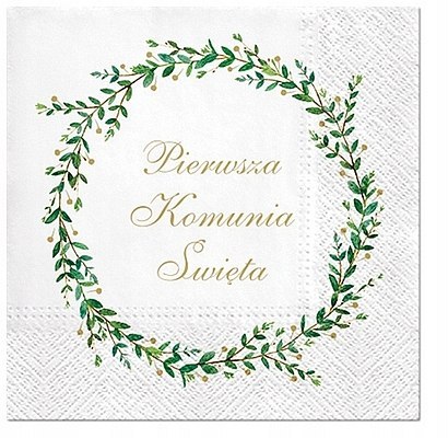 Serwetki 33x33cm Komunia 20szt 76-01