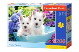 Puzzle 200 el WESTIE PUPPIES Castorland B-222032