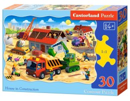 Puzzle 30 el. House in construction Castorland B-03686-1