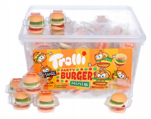 Żelki Owocowe TROLLI MINI Burger Hamburgery 60 szt