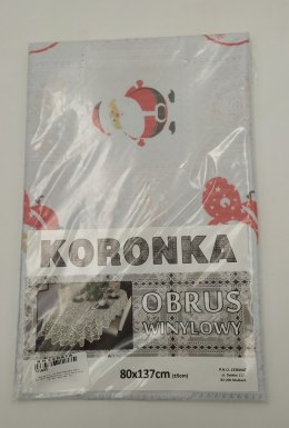 Obrus koronka Boże Narodzenie 80x137 cm