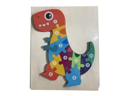 Układanka drewniana, puzzle, dinozaur 22,5x18x1cm