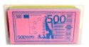 Opłatek papier jadalny banknoty EURO 200szt