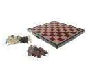 Szachy, warcaby, backgammon, magnetyczne, zestaw gier 3w1