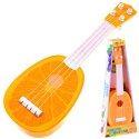 Gitara owocowa ukulele dla dzieci gitarka IN0033 POMARAŃCZA