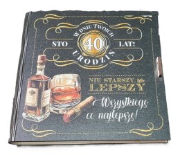 Pudełko na pieniądze 16 x 16cm kwadratowa 40-stka kolor WHISKY 3308-WY40