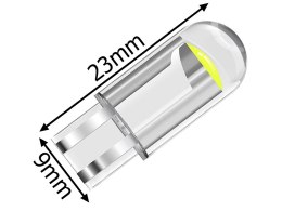 Żarówki samochodowe led w5w t10 biała krystaliczna ledowa 2 szt komplet 10092