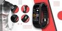 Smartband Giewont Fit&GO Duo GW200-1 - Black + Pasek Alert Red